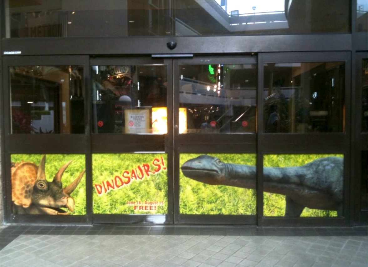 dino sliding doors•