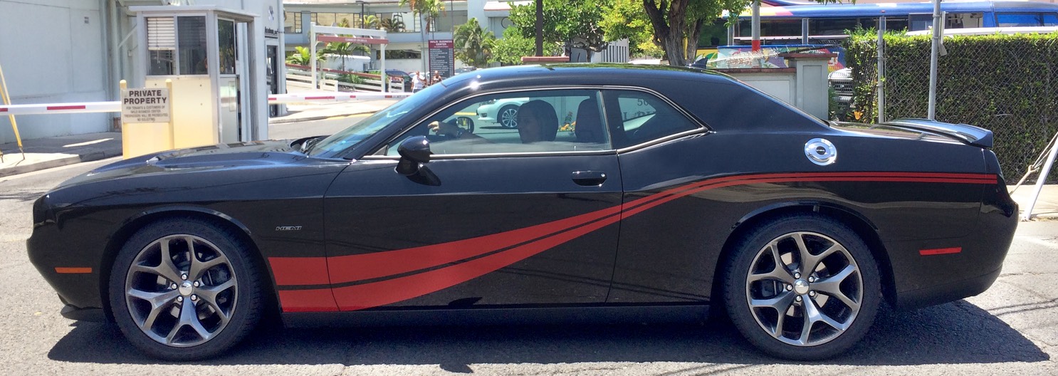 Dodge Challenger Dri Striped•••