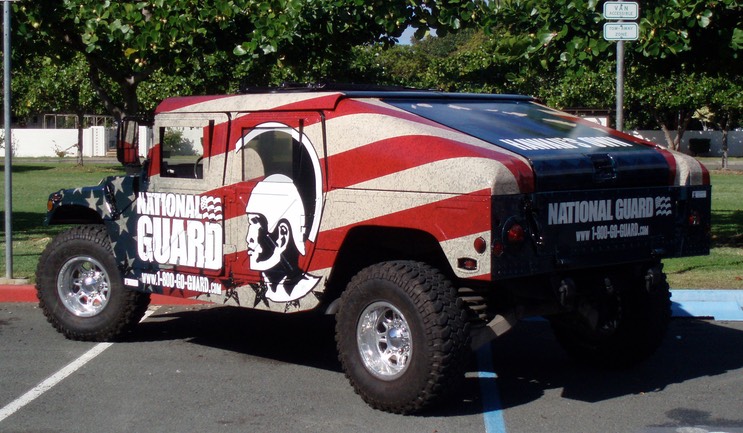 Hawaii National Guard Hummer4•