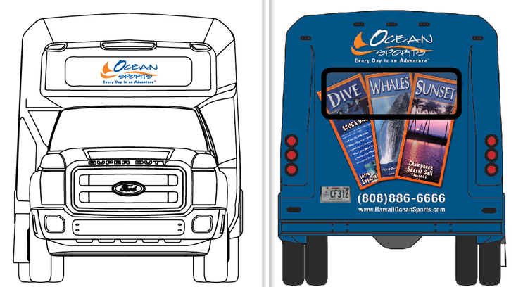 Ocean Sp Small bus Front Rear Layout•