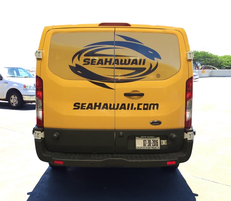 Sea Hawaii Transit Van REAR Installed•••