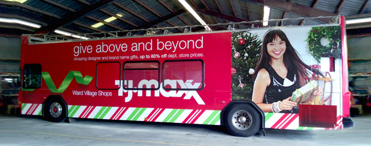 TJ Maxx Double Decker Bus•