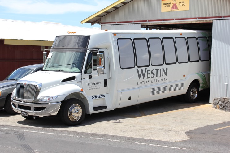 Westin 35 Passenger Bus Front